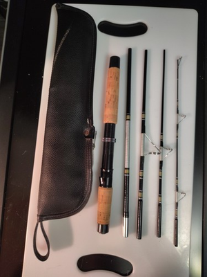 #ad VINTAGE 5 PIECE SEARS amp; ROEBUCK 🐠 FISHING ROD with ORIGINAL CASE SEE PHOTOS $38.00