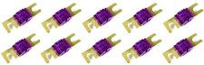 10 Pack of 150 Amp Gold AFS / Midi / Mini ANL Fuses