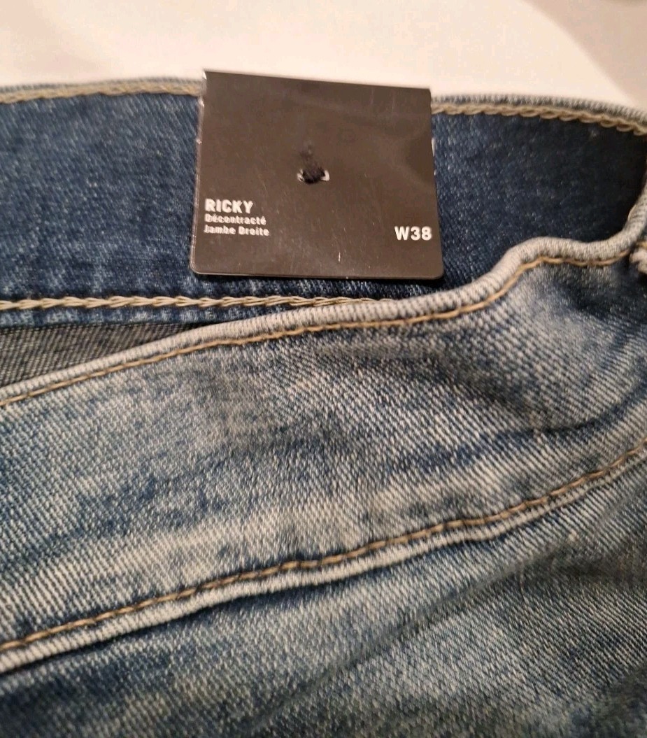 Men True Religion Ricky Straight Jeans Size  W38 thumbnail 5