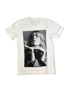 00s Lykke Li Portrait White T-Shirt Small W