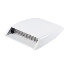 Hood Scoop Universal Car Decorative Hood Vent Air Intake Scoop Bonnet White