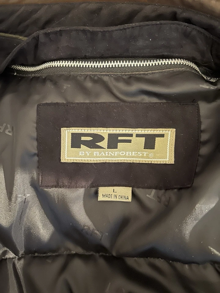 RFT RAINFOREST - Men's Removable Goose Down Liner Chore Barn Jacket  Large - Image 4 of 4