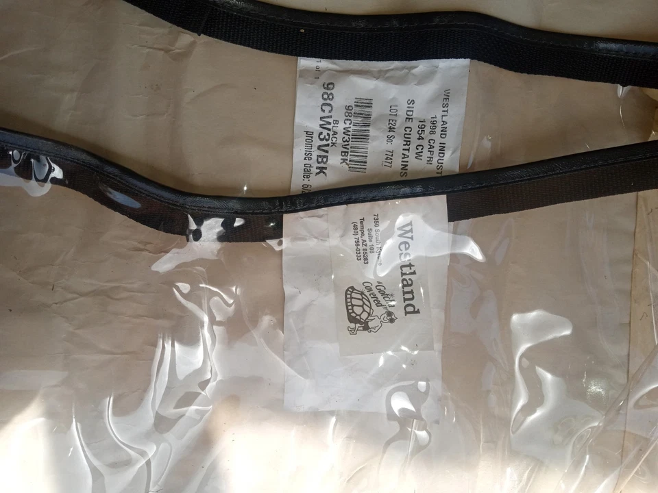 1998 FORD MERMERCURY CAPRI БОКОВЫЕ ОКОННЫЕ ПАНЕЛИ НОВЫЙ ИЗ СТАРЫХ ЗАПАСОВ $150 - Изображение 3 из 4