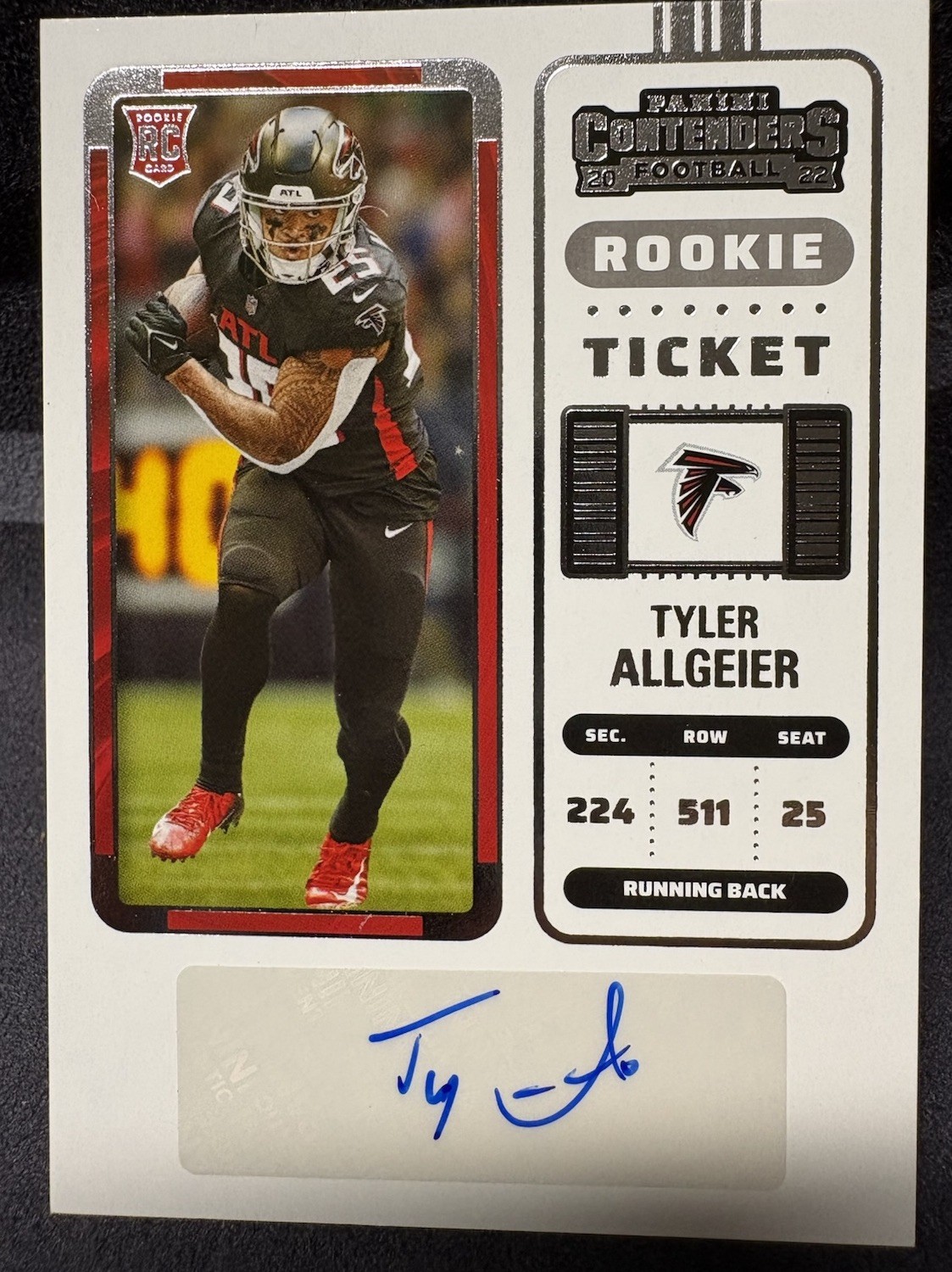 Tyler Allgeier card image