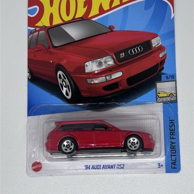Hot Wheels Audi Avant RS2 1994 Red 1:64 Diecast Car Factory Fresh Series