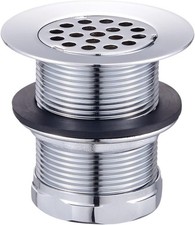 Kingston Brass KBU1001 Seattle 2-Inch Brass Grid Sink Drain Polished Chrome NEW