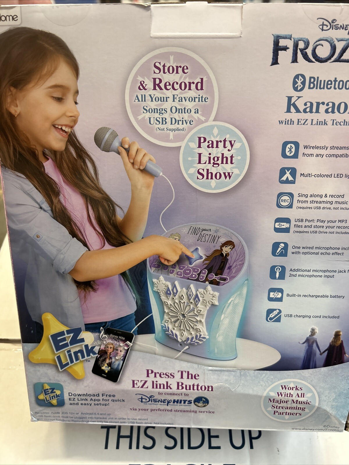 Disney Frozen iHome EZ Link Bluetooth Karaoke Machine for sale online