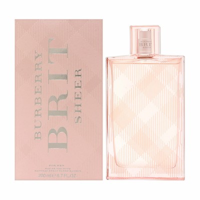 burberry brit sheer notes