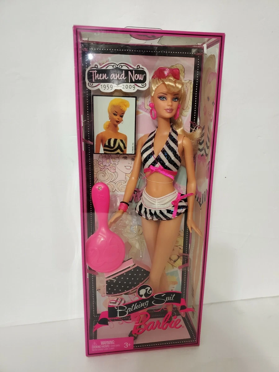 Then and now bathing suit best sale barbie