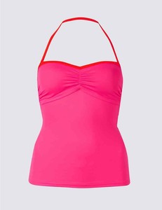 womens strapless tankini top