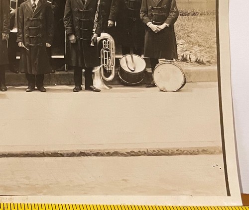 Old Photo Wilmington OH Clinton Co Early Courthouse 1 or 2 Band Musicians WW1 - Picture 15 of 16