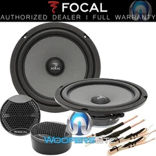 FOCAL ISS-200 8" CAR 80W RMS 2-WAY COMPONENT SPEAKERS ALUMINUM TWEETERS MIDS NEW