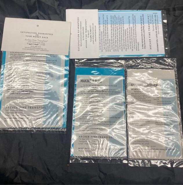 1/35 archer dry transfers set of 9 "OPENED" usa ww2 RARE tamiya