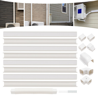 Straight Duct Professional Grade Ductless Mini Split AC Line Set