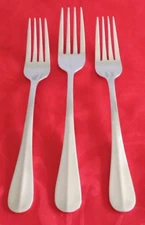 Towle stainless TWS505 lot of 2 salad forks 7 1/8" & 1 dinner fork 7 3/4" NM...