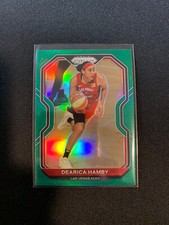 2021 Prizm WNBA DEARICA HAMBY Green PRIZM #43 Aces