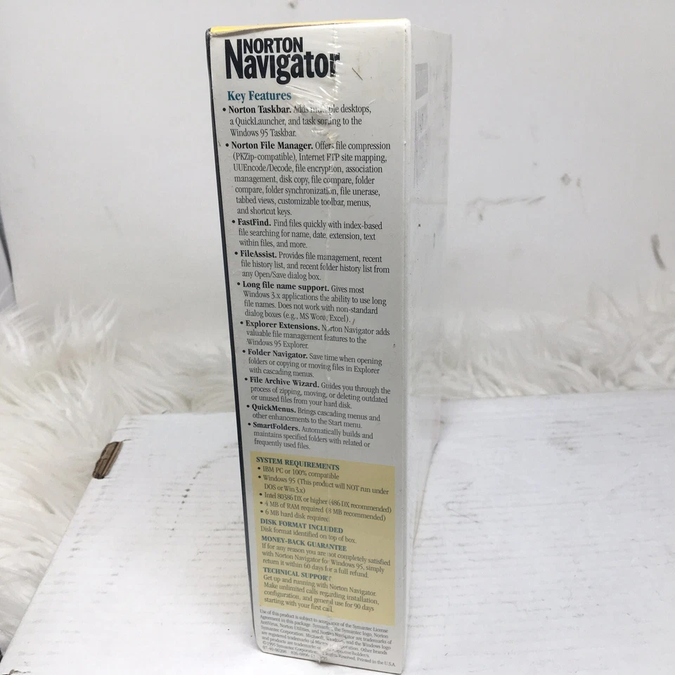 Vintage Symantec Norton Navigator for Windows 95 Sealed - Image 4 of 4