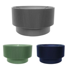 2 Tier Crinkle Lampshade Easy Fit Pendant Light Shade Bedroom Living Room Lights