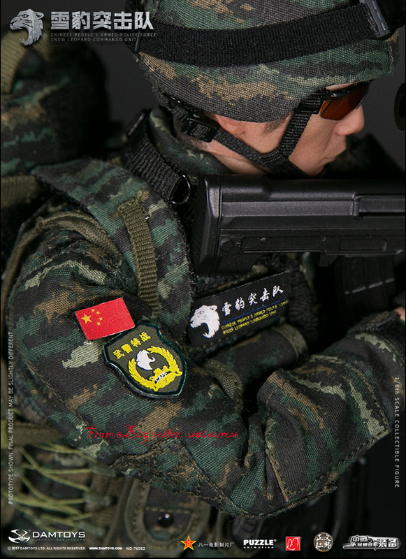 Damtoys 78052 Chinese Armed Police Force Snow Leopard Commando