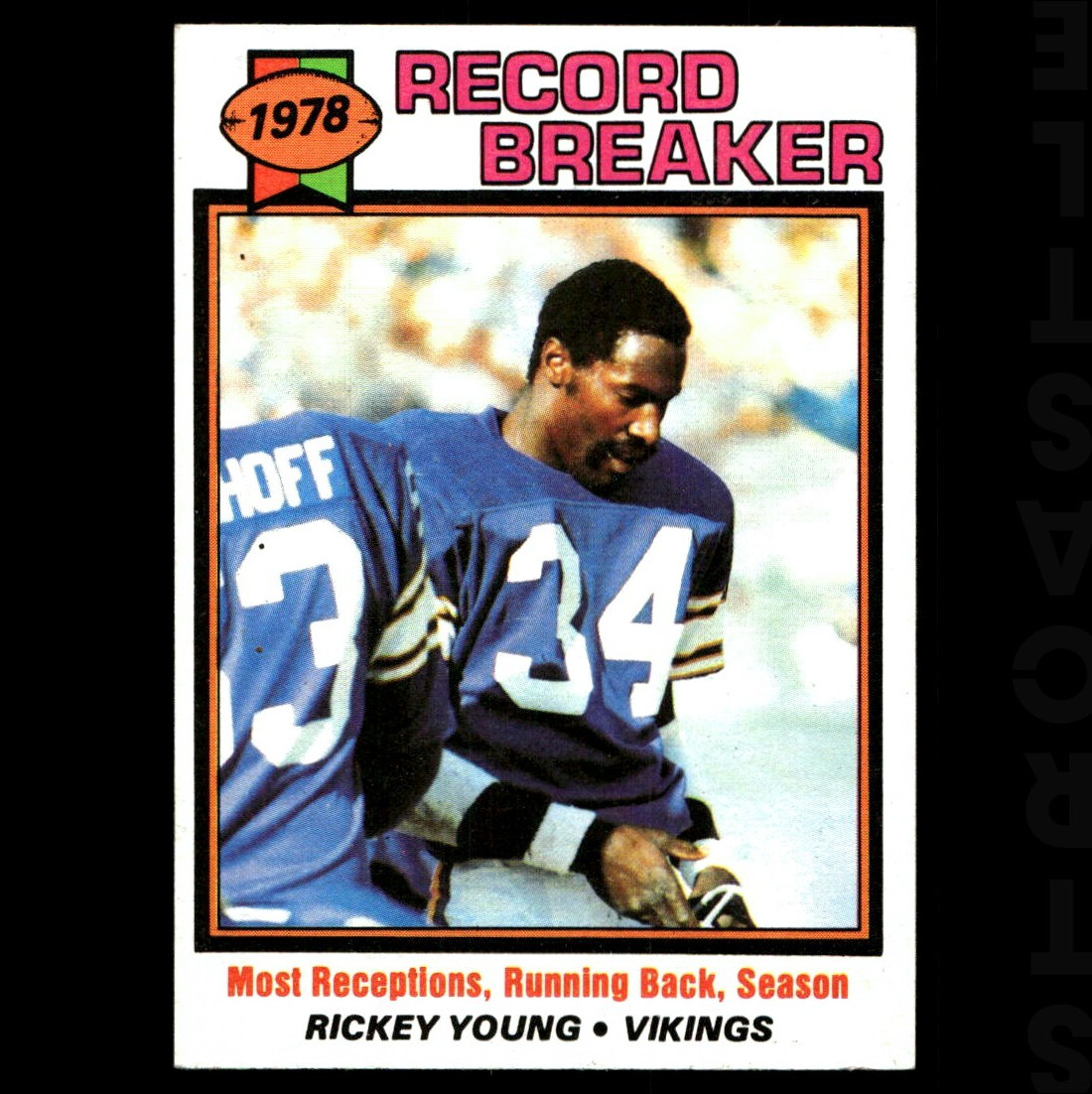 1979 Topps - Rickey Young #336 Minnesota Vikings 🏈 Football Card