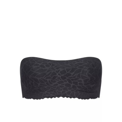 Sloggi Zero Feel Lace Bandeau Black UK S BRAND NEW