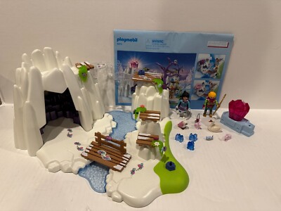 PLAYMOBIL Crystal Diamond Hideout - Winter Princess & Spring Prince Adventure Set