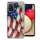 For Samsung Galaxy A03S Vintage USA Flag Case