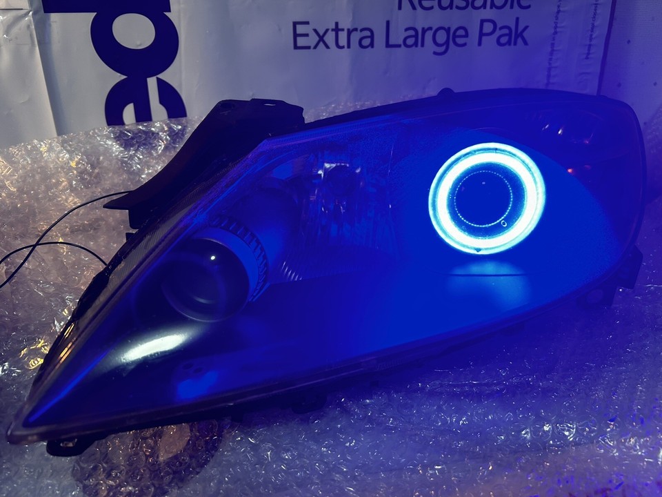 Mazda RX8 RX8 SE3P Blue LED RING HID Headlights Lamps Lights Head