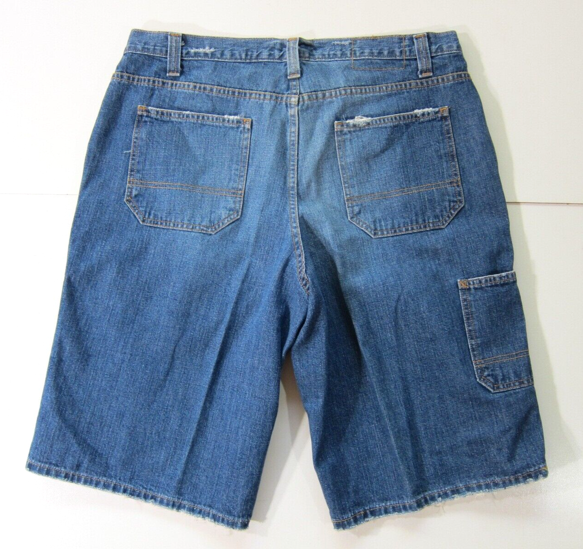 ハーフ・ショートパンツ 87STAN171 Minimal Washing Carpenter Bermuda Denim Pants Vint s-l1200.png