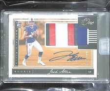 2018 Panini One Relic Autograph Rookie #1Josh Allen No 36 of 199