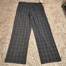 Champion Golf Pants Plaid Stretch High Performance 34W x 30L