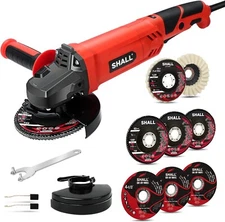 Angle Grinder Tool 7.5Amp 4-1/2 Inch, 6-Variable-Speed Grinders Power Tools