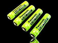 (4-Pack) Original Panasonic BK-40AAABU Rechargeable Cordless Phone Batteries New