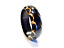 miniatuur 1 - Bijou bracelet jonc résine noire multicolore bangle idéal pour cadeau 