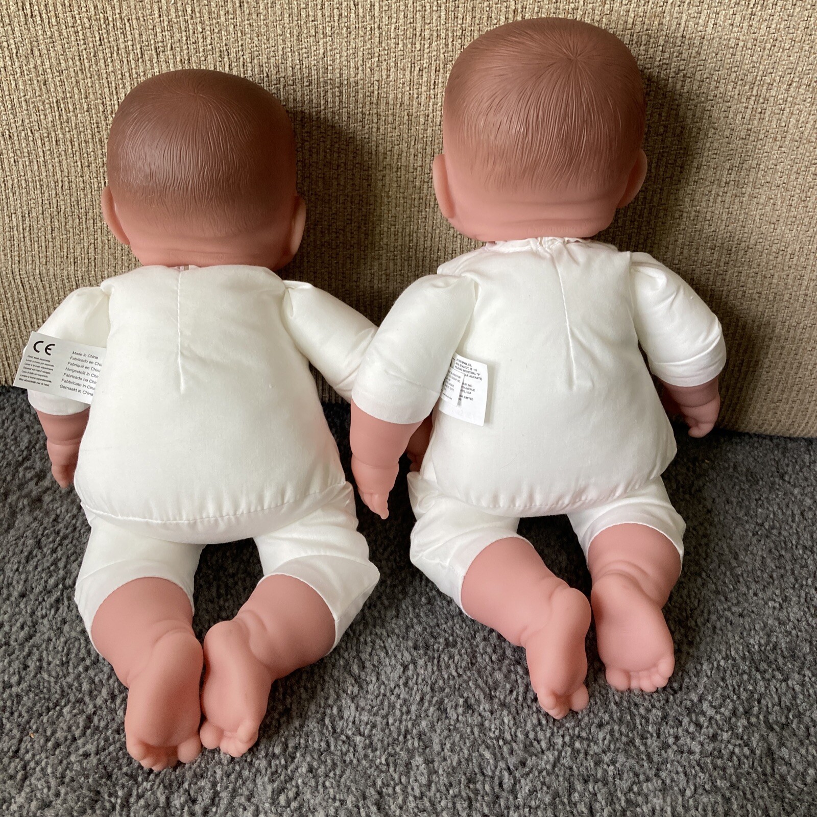 Reborn  BERENGUER Twin Baby Dolls Open MOUTH BABY TEETH  Reborn Soft Body