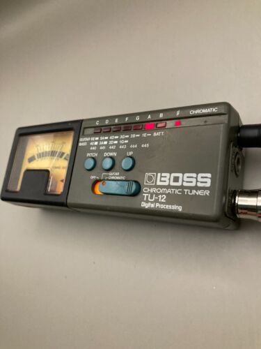 Boss Chromatic Tuner TU-12 Digital Processing Multi Instrument Tuner Tested - Picture 1 of 10