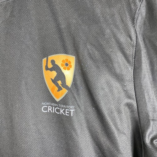 Northern Territory Cricket Shirt Mens Large Black White BLK Player Adult - Picture 3 of 16