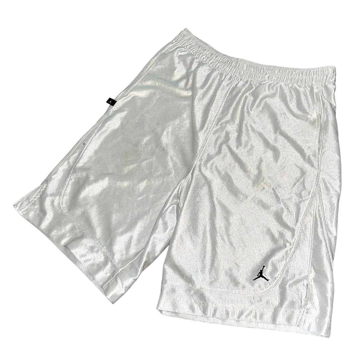 Short basket cheap blanc jordan
