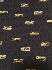 1/2 Yard 100 Cotton Fabric --New York Giants