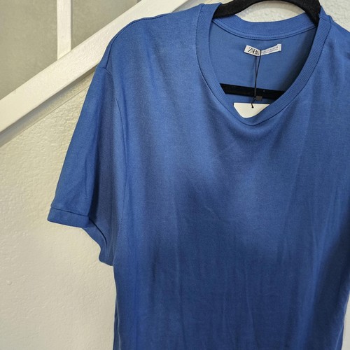 Zara Men's Short Sleeve Rib Shirt Size XL - Picture 6 of 10