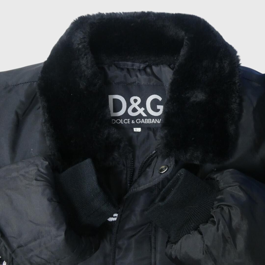 D&G DOLCE & GABBANA Jacket Coat Size L mens black nylon D&G DOLCE & GABBANA Jacket Coat Size L mens black nylon