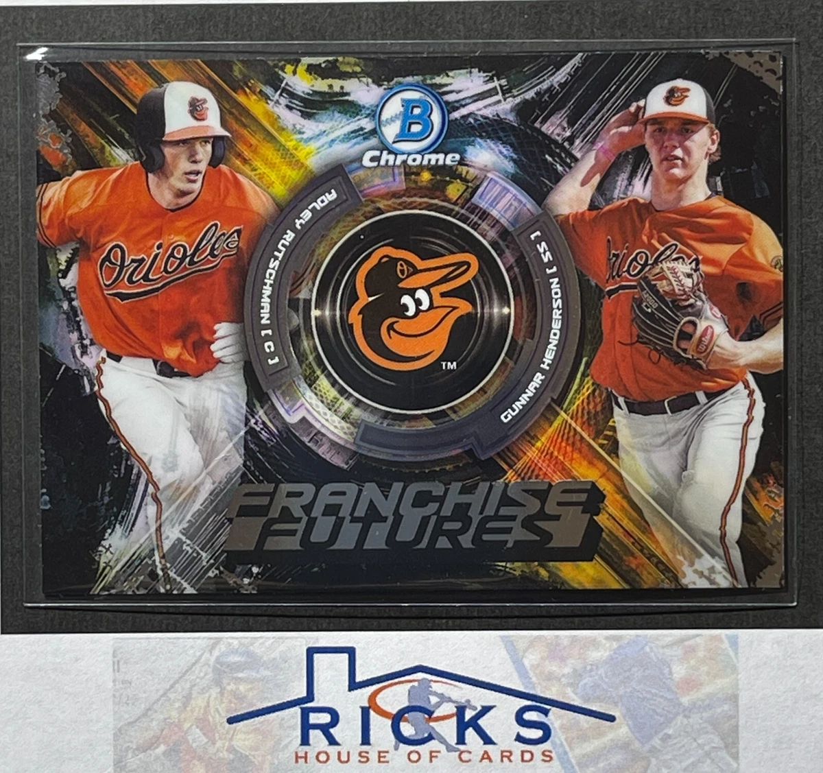 2019 Bowman Draft Chrome Franchise Futures Gunnar Henderson Adley Rutschman