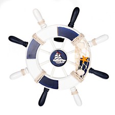 2.Wahl Steuerrad 33cm Deko Bootssteuerrad Maritim Schiffsrad Schiffssteuerrad 3.