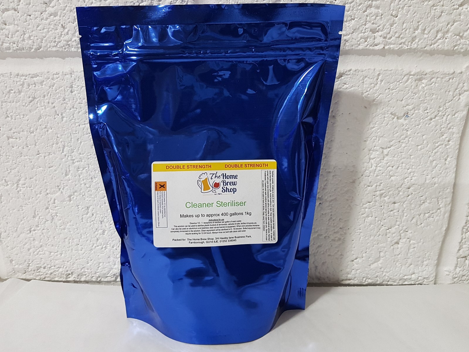 Rinse and No Rinse Cleaner / Steriliser 100g 1kg Double Strength