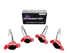 4 Pack Ignition Coils for 2009-2015 Toyota Corolla 09-14 Matrix Scion Prius 1.8L