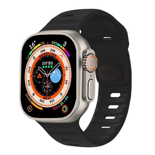Soft Silicone Strap For Apple Watch Band Ultra 49mm Serise 9/8/7/6/5/4/3/2/1/SE - Picture 31 of 40