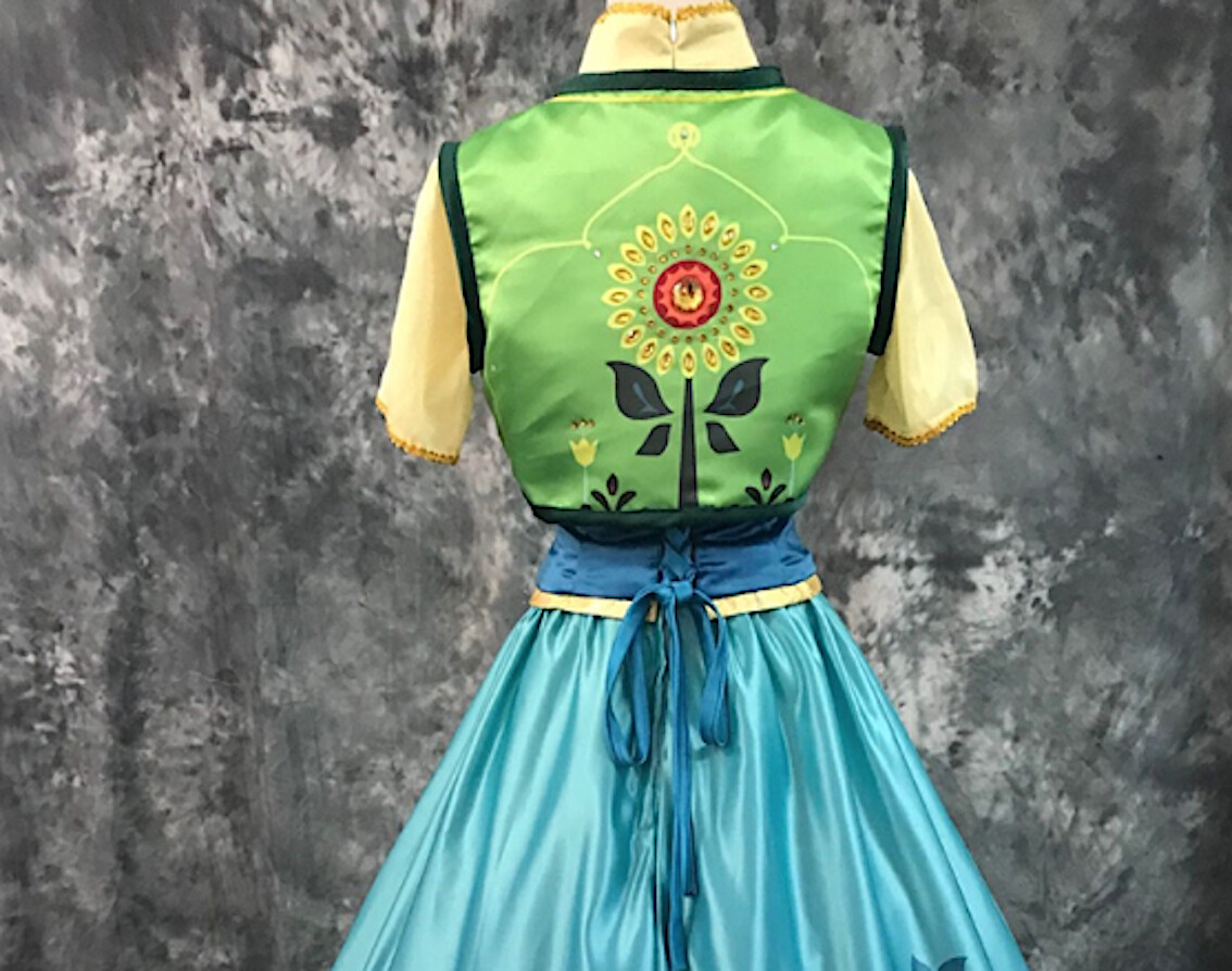 Rubie's Abito Anna Frozen 2 Deluxe - Costume Ufficiale Disney Per Bambine (Taglia 9-10 Anni) - 2