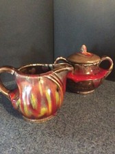 Drip Style USA Zucker und Milchkännchen Set Mid Century