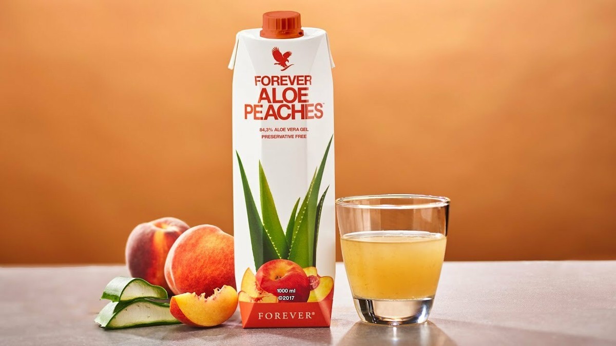 FOREVER ALOE PEACHES & VERA JUICE 18本セット FOREVER ALOE VERA JUICE & PEACHES セット 【公式通販】