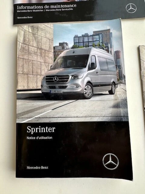 MERCEDES SPRINTER 3 Type 907 Phase 2  2021 à 24 Notices Utilisation CD Pochette  - Photo 3/4